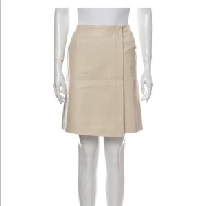 Mugler leather skirt